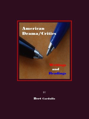 cover image of American Drama/Critics